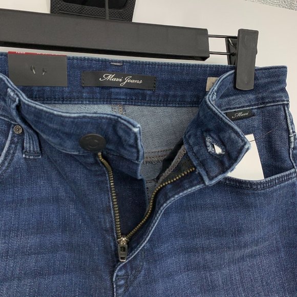 Mavi Jeans Tess High Rise Skinny Blue Denim NWT - Picture 3 of 11